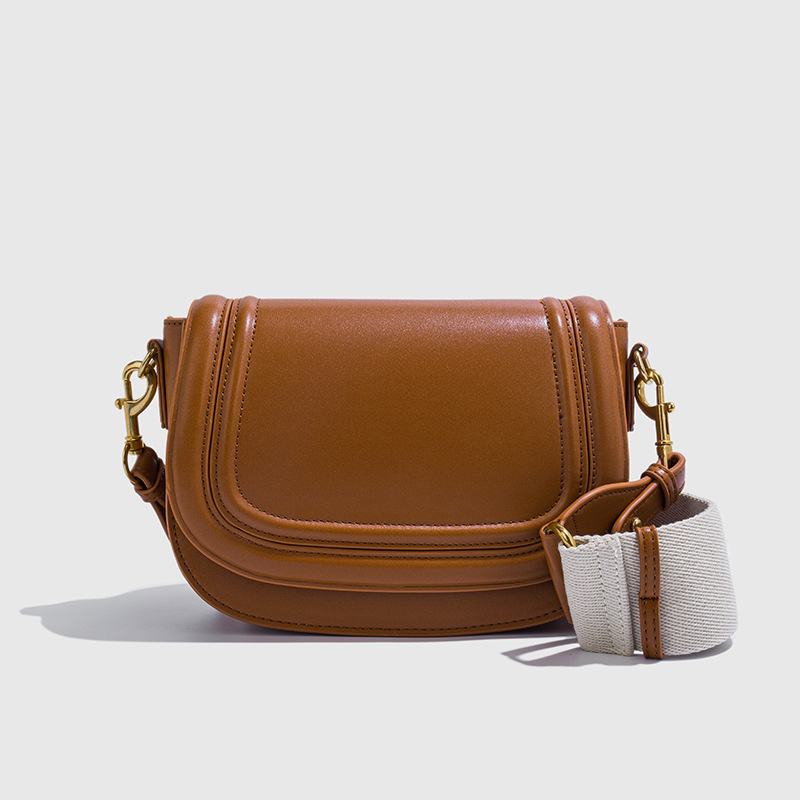 Luxury Bags Vegan Leather - Минималистичная сумка-кроссбоди с прострочкой для женщин,