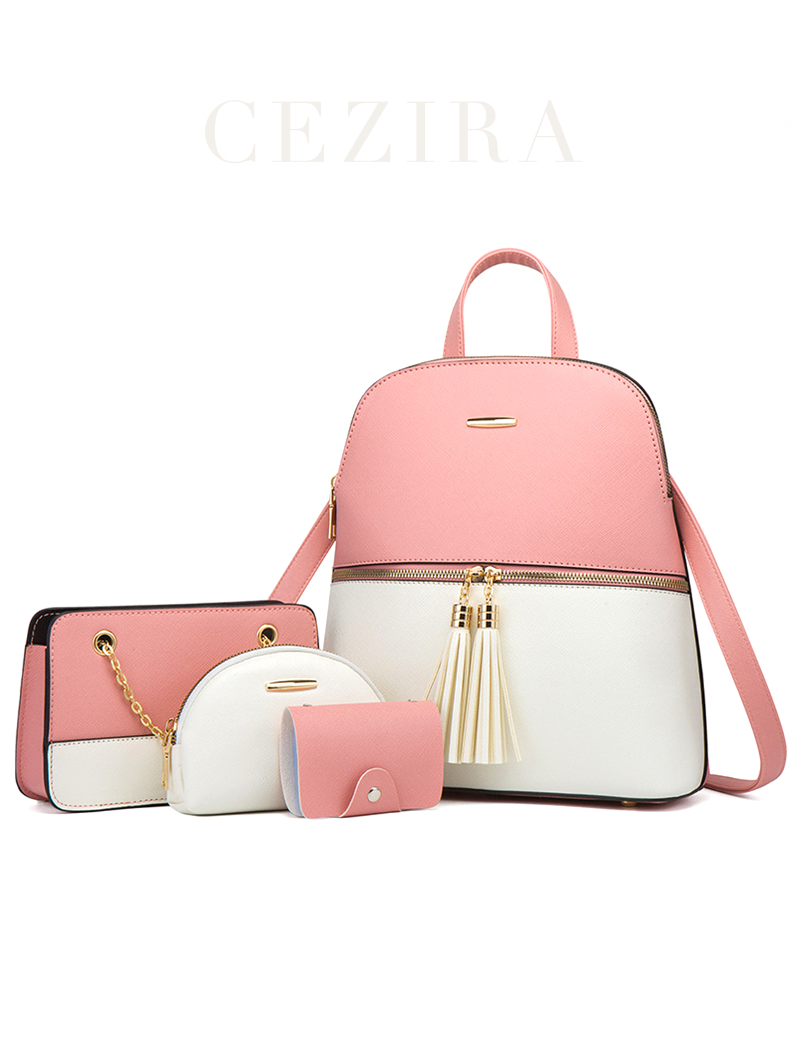 Luxury Bags Vegan Leather - 4 шт., Набор сумок для женщин,