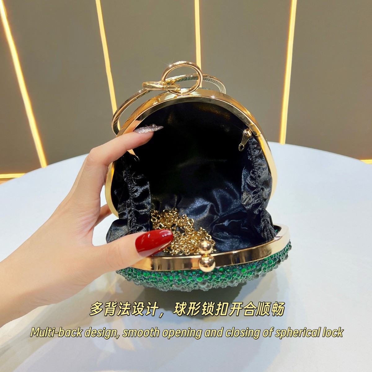 Изумрудно-зеленая вечерняя сум – обзор и цена Luxury Bags Green