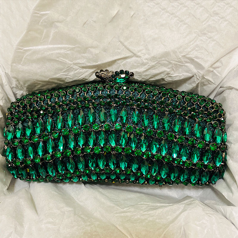 Роскошные зеленые вечерние кла – обзор и цена Luxury Bags Green