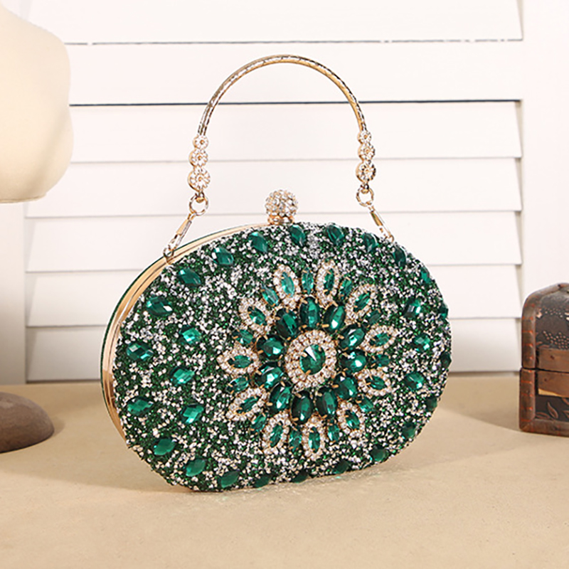 Вечерние клатчи для свадебных  – обзор и цена Luxury Bags Green